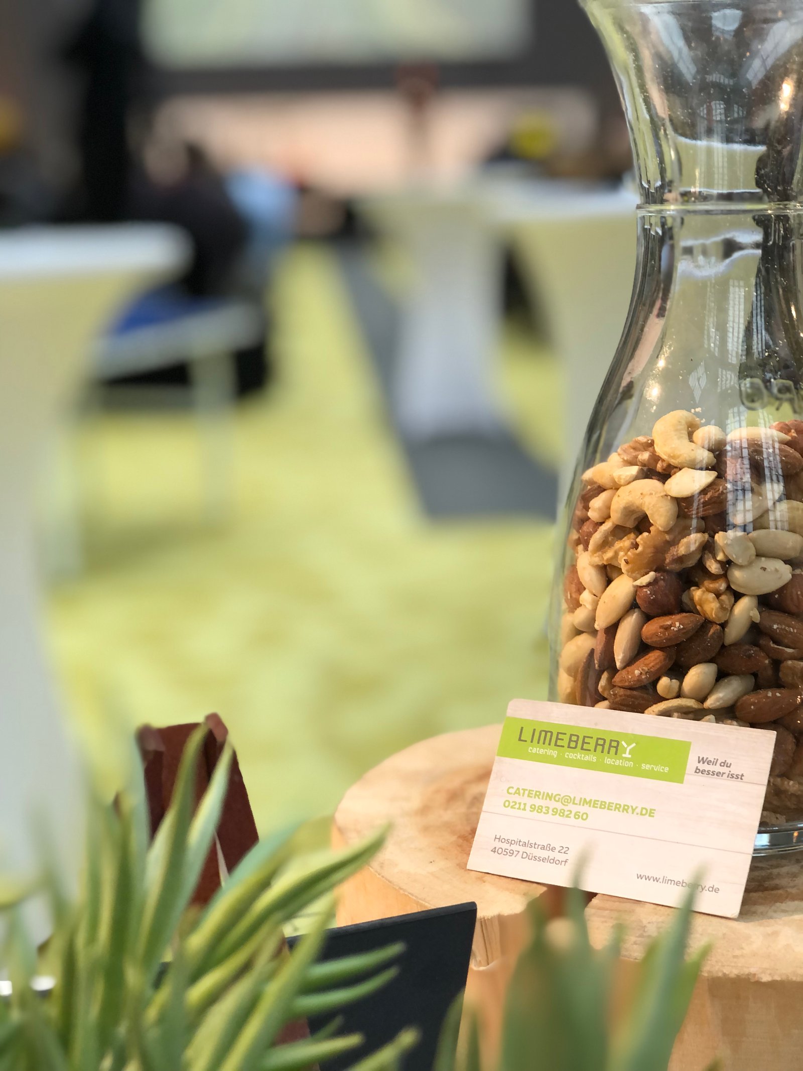 Limeberry Detail am Messestand